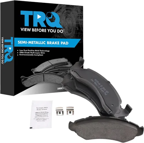 Vista 155 de TRQ Pastillas de freno delanteras semi metálicas compatibles con Ford Expedition 2018-2021 F-150 2018-2020 Lincoln Navigator 2018-2022