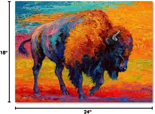 Vista 8 de Trademark Fine Art - Lienzo decorativo "Espíritu de la pradera" - 18x24