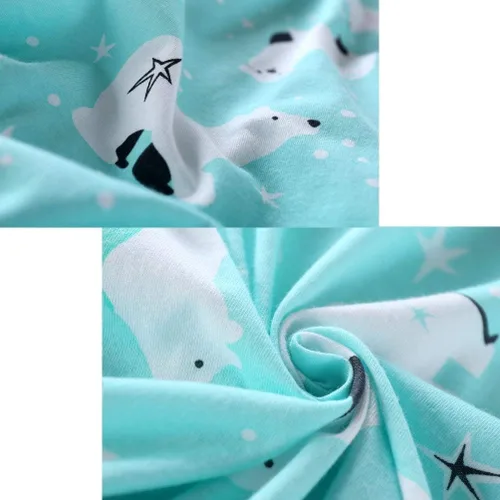 Vista 3 de ENJOYNIGHT - Camisones de algodón para mujer, tallas extragrandes, camisa de dormir de manga corta con estampado