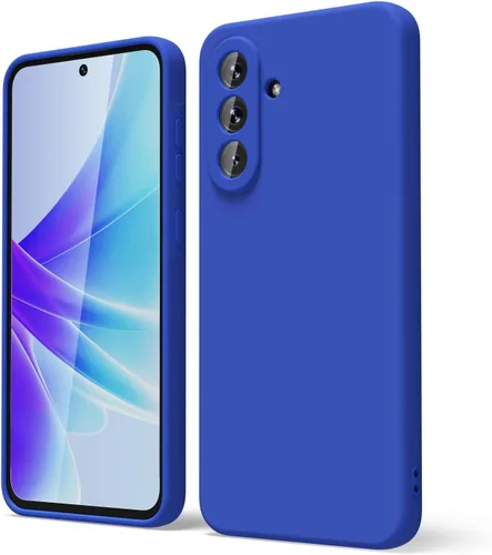 Vista 13 de oakxco Funda para teléfono Samsung Galaxy A12 con agarre de silicona líquida, linda delgada fina suave cubierta de gel de goma TPU lisa para mujeres