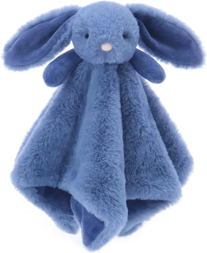 Vista 12 de Apricot Lamb Manta de conejo negro suave para bebés, manta de seguridad para bebés niños y niñas, bebés y niños pequeños, 13.8 x 13.8 pulgadas