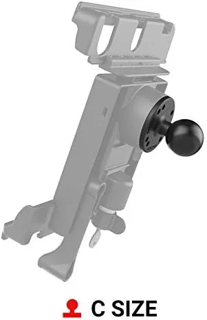 Vista 4 de RAM Mounts Placa redonda con bola RAM-202U con bola de tamaño C de 15 pulgadas
