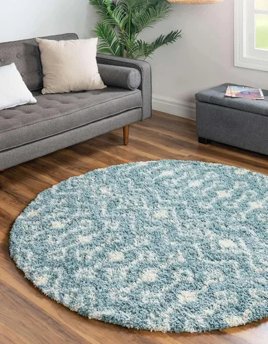 Vista 53 de Unique Loom Moroccan Trellis Shag Collection - Alfombra de área - Meknes (2 pies 2 pulgadas x 3 pies 1 pulgada, rectangular, marrón claro/marfil)