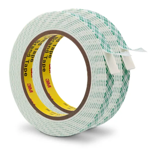 Vista 8 de Cinta de espuma de doble cara 0.39" x 10 pies Fabricada con cinta de espuma 3M de pelar y pegar Cinta de montaje Cinta de doble capa de uretano