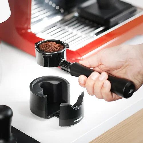 Vista 7 de MHW-3BOMBER Portafiltro sin fondo de 54 mm Compatible con Breville Barista Express, BES870XL, BES878, BES880, Portafiltro de espresso plano desnudo