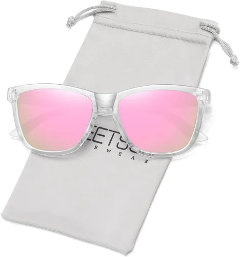 Vista 21 de Meetsun - Lentes de sol polarizados, unisex, modernos, con estilo de diseñador, clásico y retro A1 Negro Brillante