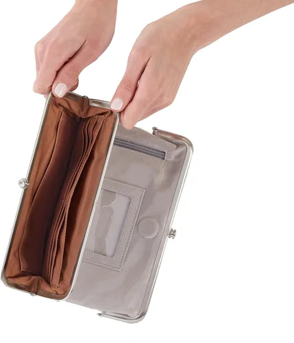 Vista 26 de HOBO Cartera de mano de cuero Lauren para mujer