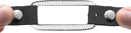 Vista 4 de Educator Mini collar de perro con doble bungee para perros pequeños, bioano, impermeable, a prueba de olor, hebilla de metal y anillo en D con dos