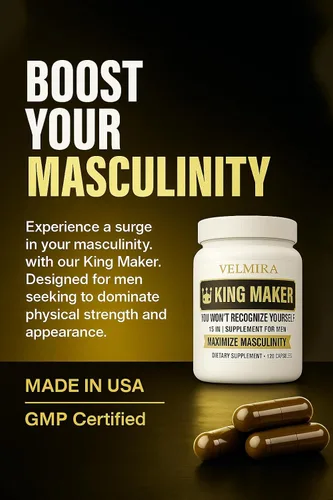 Vista 2 de Velmira® King Maker Suplemento para hombres y mujeres 13 en 1. Sin azúcar. Apoyo energético. Recuperación muscular. Apoyo para la salud