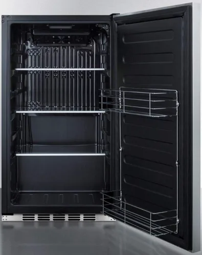 Vista 3 de Summit Appliance Mini refrigerador sin congelador de 19 pulgadas y 3.1 pies cúbicos con DO listo para paneles Shallow Depth, 3.13 cu.ft. Capacity