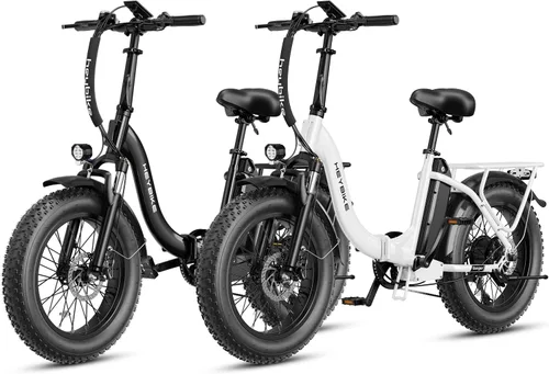 Vista 15 de Heybike Ranger 2.0 Foldable Electric Bike for Adults, 20"×4 Fat Tire Ebike with 1400W Peak Motor, 28 MPH Max Speed, 600Wh Removable Battery, Up to