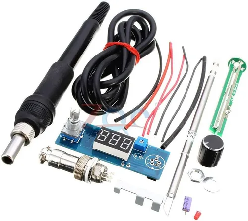 Vista 3 de Equipos del regulador de temperatura de la estación del soldador de Digitaces para la manija de HAKKO T12