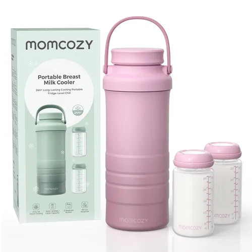 Vista 11 de Momcozy Enfriador portátil de leche materna de 22 onzas para exteriores, salvavidas con enfriamiento total de 360° durante 24 horas, enfriador