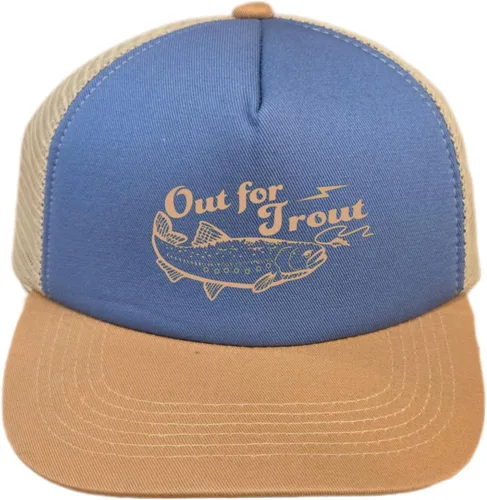 Vista 42 de ThatsRad Out for Trout Corduroy Snapback Sombrero Gorra Pesca con Mosca Pescador