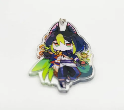 Vista 66 de YJacuing Genshin Impact - Figura de llavero de acrílico