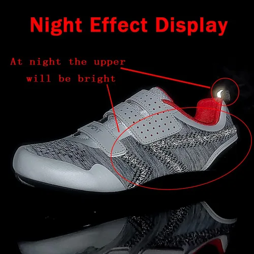 Vista 5 de ULTIANT Zapatos de ciclismo para hombre y mujer, compatibles con Peloton, zapatos de ciclismo de carretera con aspecto SPD SL Delta, zapatos