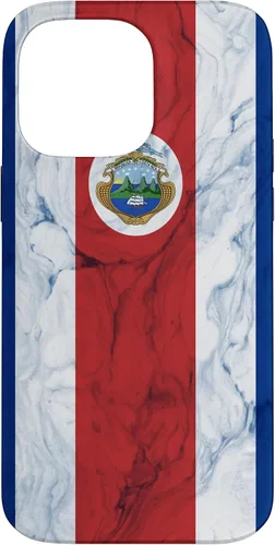 Vista 21 de Bandera de Costa Rica y fondo elegante - Funda del orgullo costarricense para iPhone 17