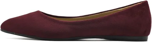 Vista 4 de Ollio zapatos de ballet para mujer, de gamuza sintética, ligeros, cómodos, multicolor, zapatos bajos