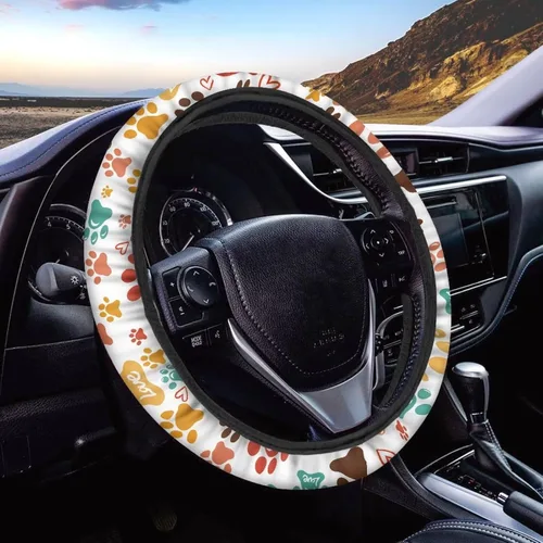 Vista 37 de Asian Dragon - Funda universal para volante de automóvil, accesorios interiores de automóvil, lavable, transpirable, funda para volante