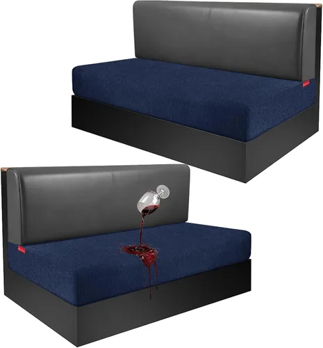 Vista 139 de Fundas de cojín impermeables para sofá, funda elástica lavable con diseño elástico antideslizante, protector de muebles para mascotas y niños