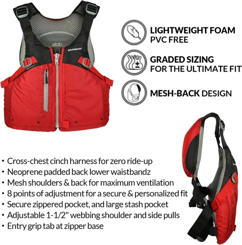 Vista 4 de Stohlquist Chaleco salvavidas Ebb para hombre (PFD)