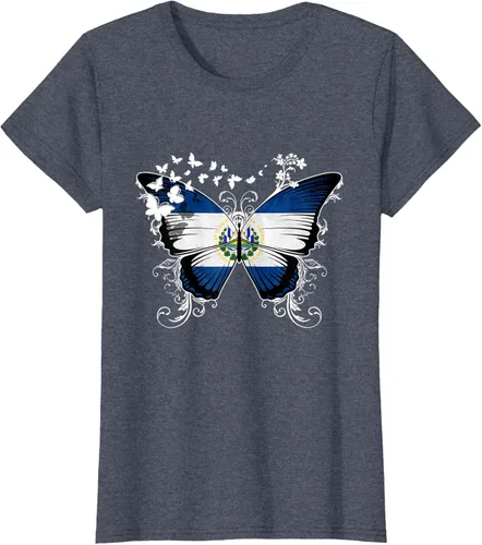 Vista 66 de Camiseta con diseño de bandera de El Salvador