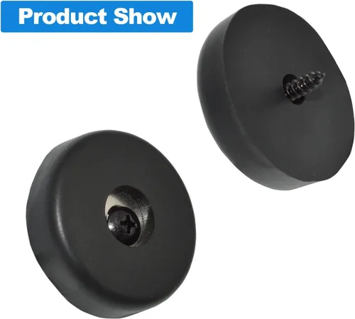 Vista 3 de Patas de goma, pies de goma para altavoz, paquete de 16 unidades de 1.575 in x 0.394 in, uso para pies de subwoofer, pies de altavoces, pies de caja