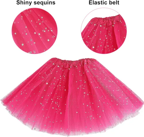 Vista 4 de Acecharming Disfraz de hada para niñas de 3 a 8 años
