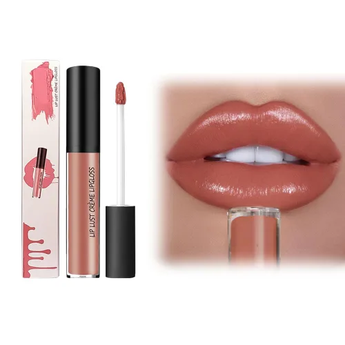 Vista 15 de Fauppt Labiales de 12 colores crema para labios, ligeros, mejorados, impermeables, de larga duración, hidratantes, antiadherentes, para mujeres, 001