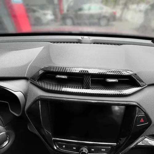 Vista 5 de YOUTOOCAR Cubierta de Moldura de Salida de Ventilación de AC Trasera Compatible con Accesorios Chevy Trailblazer 2020-2023