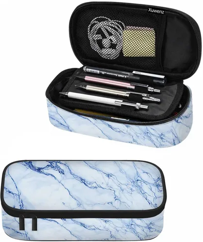 Vista 17 de Estuche organizador de lápices de alpaca, diseño de llama, hojas de animales, caja de papelería, caja de maquillaje, suministros escolares