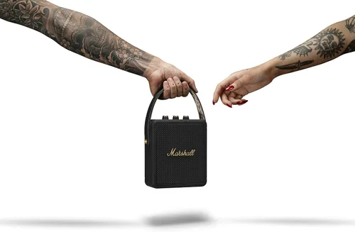 Vista 10 de Marshall Stockwell II - Altavoz Bluetooth portátil, negro y latón