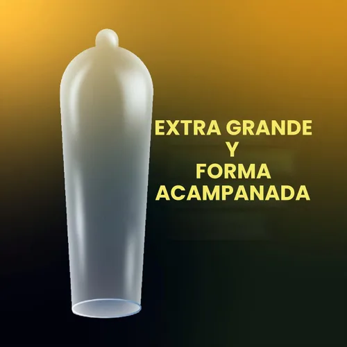 Vista 4 de ONE® Condones Legend XL Preservativos de látex extra grandes, paquete de 12