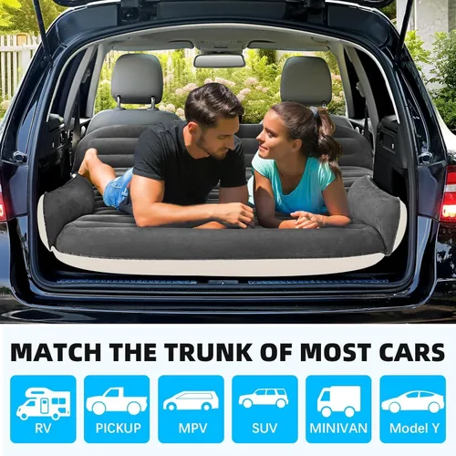 Vista 8 de KMZ SUV - Colchón de aire para automóvil, camión y campamento, juego