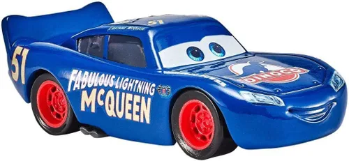 Vista 4 de Disney Pixar Cars 3 Vehículo fundido a presión de Rayo McQueen fabuloso