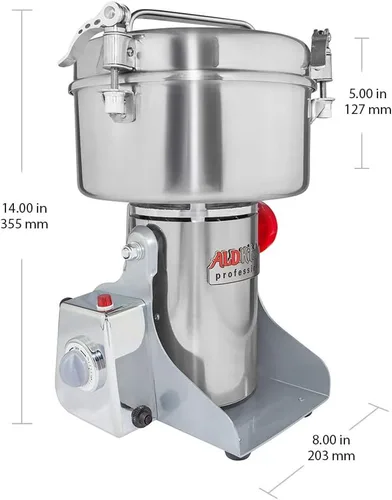 Vista 2 de ALDKitchen Molino de grano Máquina de pulir tipo oscilante Varias capacidades (35.27 oz)