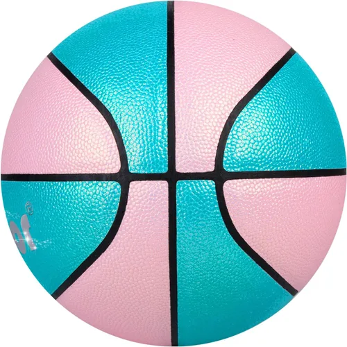 Vista 3 de Picador Glitter Pink Basketball Size 5 6 for Kids 5-7 8-12 Years Old Girls Boys, Indoor Outdoor 27.5 28.5 PU Youth Junior Women Basketballs