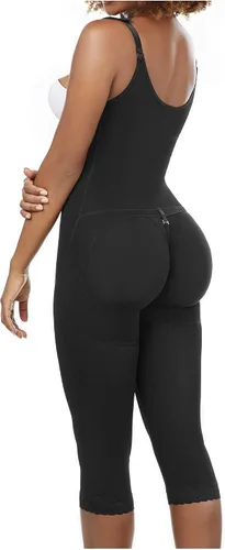 Vista 7 de MARIAE FAJAS Body moldeador con control de abdomen y busto abierto colombiano