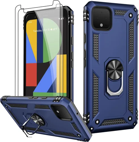 Vista 97 de LUMARKE para Google Pixel 3A XL - Funda con protector de pantalla, funda protectora grado militar probada contra caídas de 16 pies con soporte