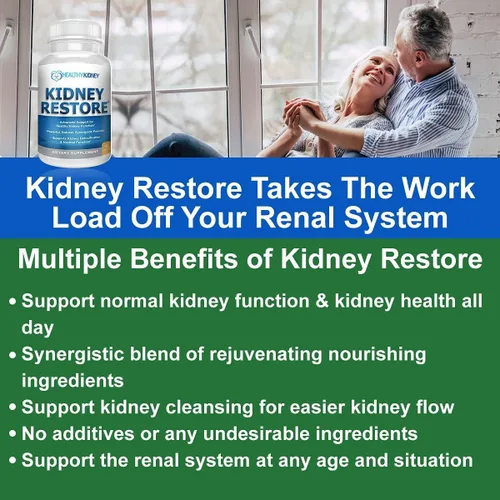 Vista 4 de Kidney Restore: Suplemento de salud renal, fórmula de desintoxicación y reparación de limpieza renal por Renal Expert con trasplante