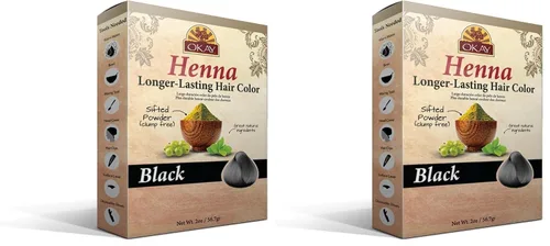 Vista 4 de OKAY HENNA COLOR DURANTE LARGO Marrón 1.76 oz