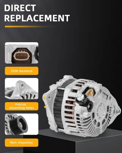 Vista 2 de OCPTY Alternadores 11341 aptos para Nissan para Altima 2007-2010, para Nissan para Maxima 2009-2010, para Nissan para Murano 2009-2014, para Nissan