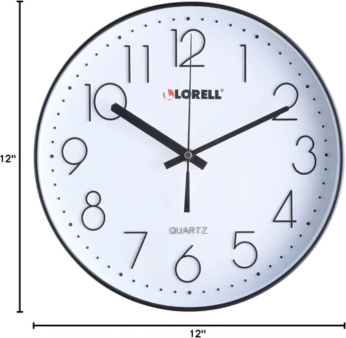 Vista 6 de Lorell - LLR61011 - Reloj de pared silencioso 12