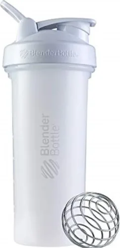 Vista 12 de BlenderBottle Classic V2 - Botella mezcladora perfecta para batidos de proteínas y preentrenamiento, 20 onzas, color negro