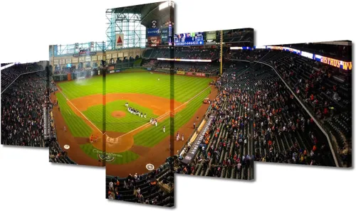 Vista 85 de Arte para pared, lienzo para estadio deportivo, arte para pared, diseño de campo de Wrigley en Chicago, pinturas de Chicago, impresiones sobre