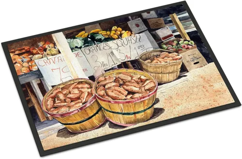 Vista 60 de Caroline's Treasures 1006MAT Pass Bait Shop - Felpudo de 18 x 27 pulgadas, para interiores y exteriores, para entrada, antideslizante, lavable