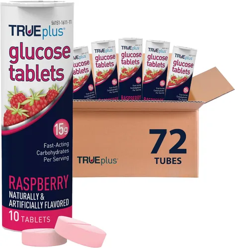 Vista 8 de TRUEplus Tabletas de glucosa, sabor naranja, 10 unidades, 6 tubos