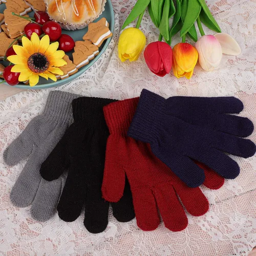 Vista 5 de Cooraby 16 pares de guantes mágicos cálidos de invierno para niños o niñas