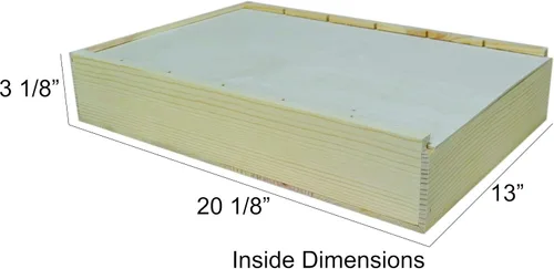 Vista 4 de Caja de vino de seis botellas con tapa deslizante