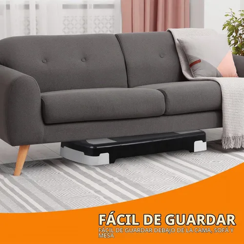 Vista 8 de Plataforma escalonada de entrenamiento aeróbico de 30 pulgadas con elevadores ajustables de 4 a 6 a 8 pulgadas, entrenamiento de ejercicio